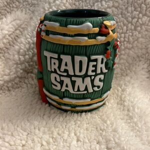 Trader Sam's Green Tiki Mug
